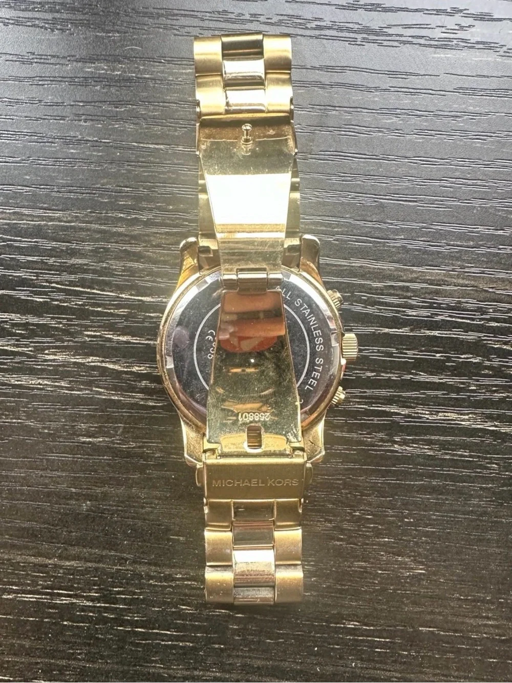 Michael Kors Runway MK5055 Women’s Gold-Tone Stainless Steel Chronograph Watch